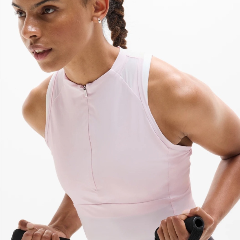 Athleta Crosstrain Zip Tank NWT SMALL
